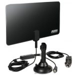 Antena de TV digital con amplificador 12/24V