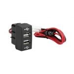 Enchufe USB doble para Mercedes Actros MP4 12/24V
