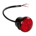 Faro 1 LED lámpara roja 12/24V