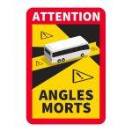 Pegatina de señalización de ángulos muertos para autobuses