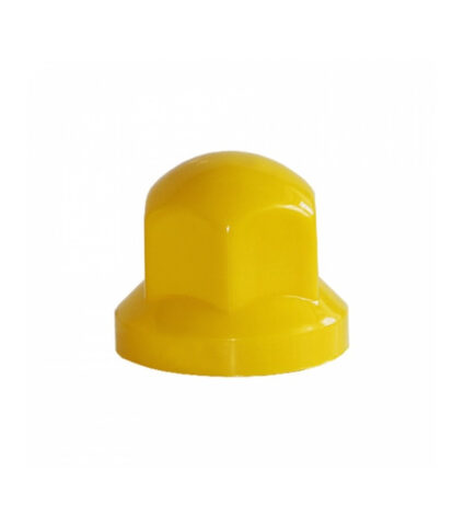 Tampa de Porca de Rodas Amarela Baixa