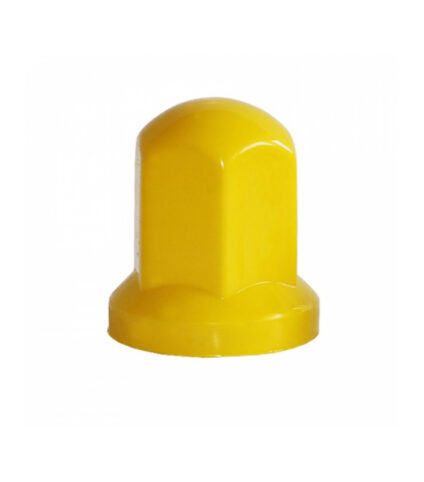 Tampa de Porca de Rodas Amarela Alta