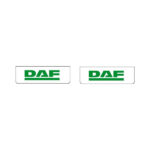 Par de Palas DAF 600x180 Letras Verdes