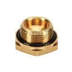 Tapón de latón con junta tórica