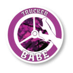 Pegatina Trucker Babe Diesel Garden