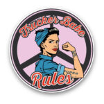 Pegatina Trucker Babe V1 Diesel Garden