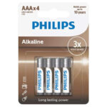 Blister 4 Pilhas Philips LR6