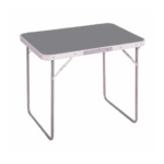 Mesa de camping desplegable con asa de transporte