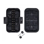 Caja de empalmes hermética de 10 pines