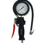 Pistola de neumáticos con manómetro