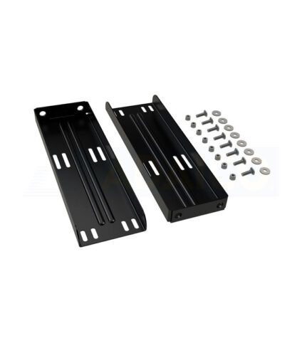 Kit de Suporte Horizontal Preto para Gaveta Plástica