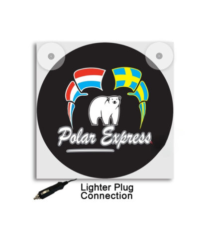 Light Box Polar Express Flags 12/24V