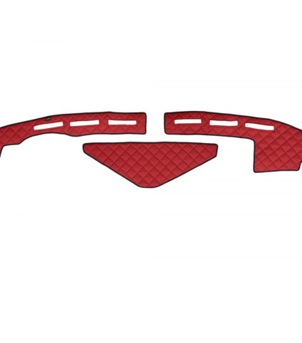 Painel Eco Pele Renault T S/ Sensor Vermelho