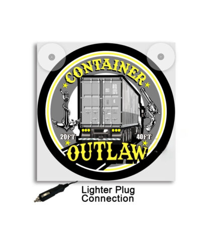Light Box Container Outlaw Preto 12/24V