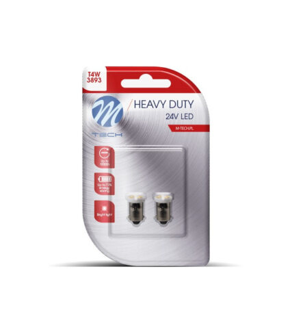 Blister 2 Lâmpadas T4W 24V M-Tech
