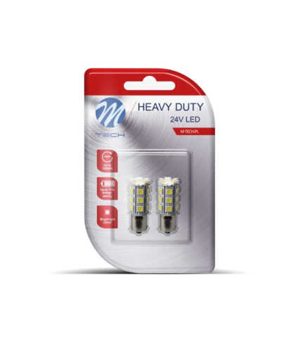 Blister 2 Lâmpadas P21W M-Tech 24V