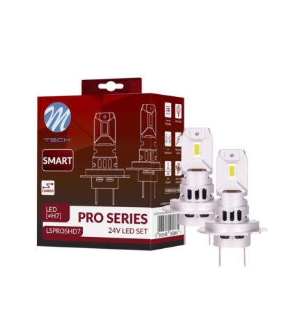 Kit De Lâmpadas H7 Led 24V M-Tech Pro Smart Series