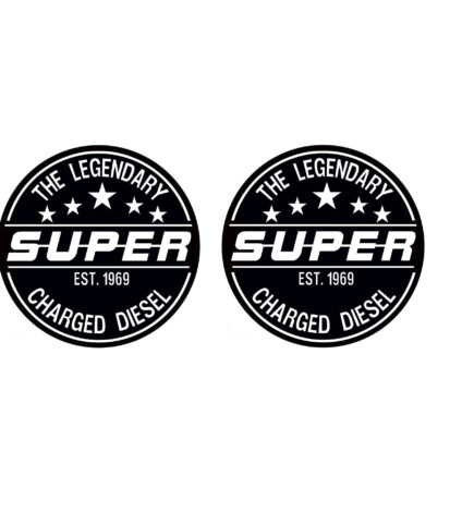 Par De Autocolantes Super Black