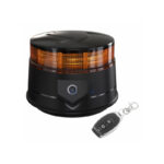 Mini Rotativo LED naranja con batería recargable