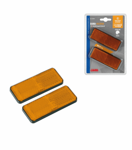 Refletores Retangulares 90x35mm 2 Peças