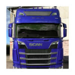 Pala de Sol Plástico Scania R/S 2016+ c/ 5 Buracos para Led