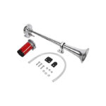 Buzina cromada com kit de instalação completo