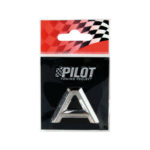 Emblema metalizado letra A, Pilot Tuning Project.