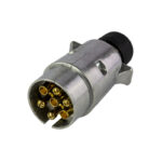 Ficha Metálica Macho 12V-7 Pinos