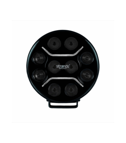 Farol Led Strands Dark Knight 9" Branco/Laranja