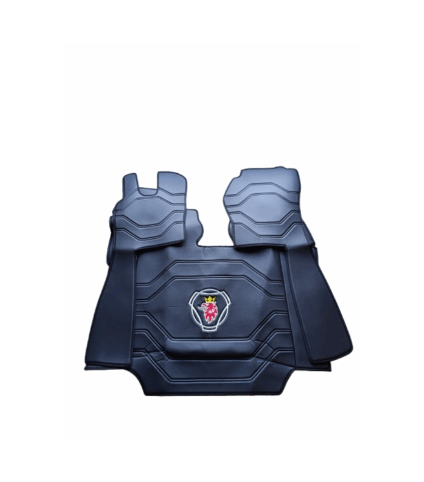 Jogo de Tapetes Eco Pele Scania R 2005-2010 Preto Automático