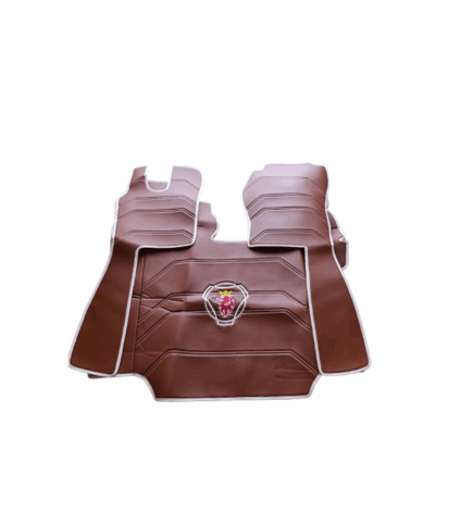 Jogo de Tapetes Eco Pele Scania R 2008-2012 Castanho Automático