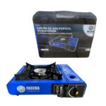 Fogón a gas portátil Faseba con maleta