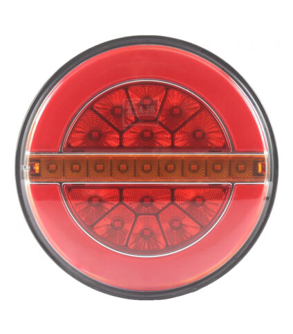 Farolim Traseiro Redondo Led 3 Funções