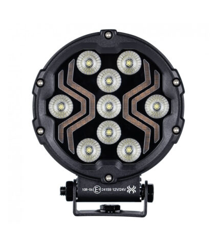 Farol De Trabalho C/ Presença Redondo 9 Leds 12/24V