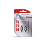 Lâmpadas LED 24V para uso pesado, embalagem dupla.