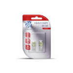Lâmpadas LED 24V M-Tech Heavy Duty em embalagem.