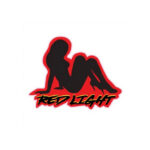 Pegatina Red Light Lady