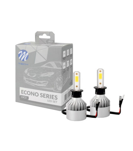 Kit De Lâmpadas H3 Led M-Tech Econo Series