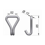 Cinta 8,5mt 5Ton Gancho em J s/Roquete - Image 2