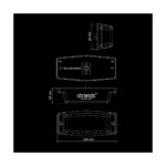 Farolim Double Burner Dark Laranja/Branco - Image 3