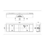 Farolim Traseiro SIM 3138 c/ ficha DIN Traseira Refletor Retangular - Image 3