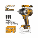 Chave de Impacto INGCO 1/2" 850 Nm 20V