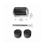 Kit 2 Batentes de Borracha 200x100mm