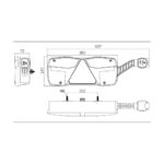 Farolim Traseiro DIN 3192 SIM C/Triangulo e Matricula 24V - Image 2