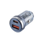 Carregador Wayme 12/24V USB A + USB-C Azul (Carga Rápida)