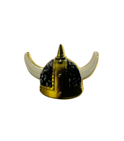 Pin Chapéu Viking Cinza