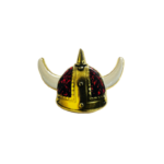 Pin Chapéu Viking Vermelho