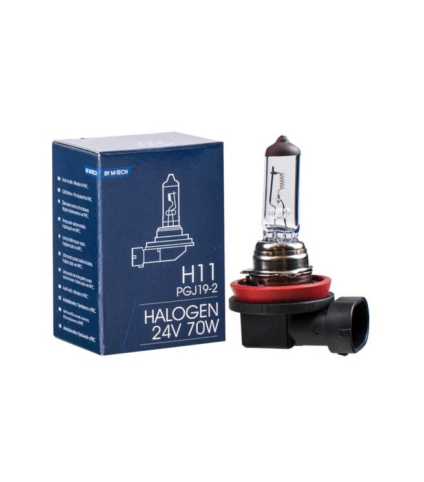Lâmpada Halogéneo H11 24V 100W  M Tech