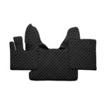Jogo De Tapetes Eco Pele Daf XF 105/106 Preto