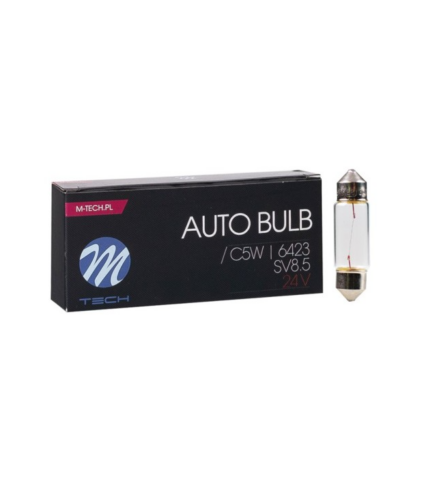 Caixa de 10 Lâmpadas Tubolar C5W 11x36 M-Tech